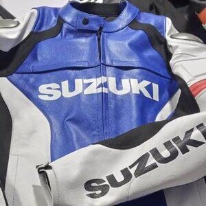 Genuine Leather Biker Jacket - Personalized Size Described - Just Few Hours Used